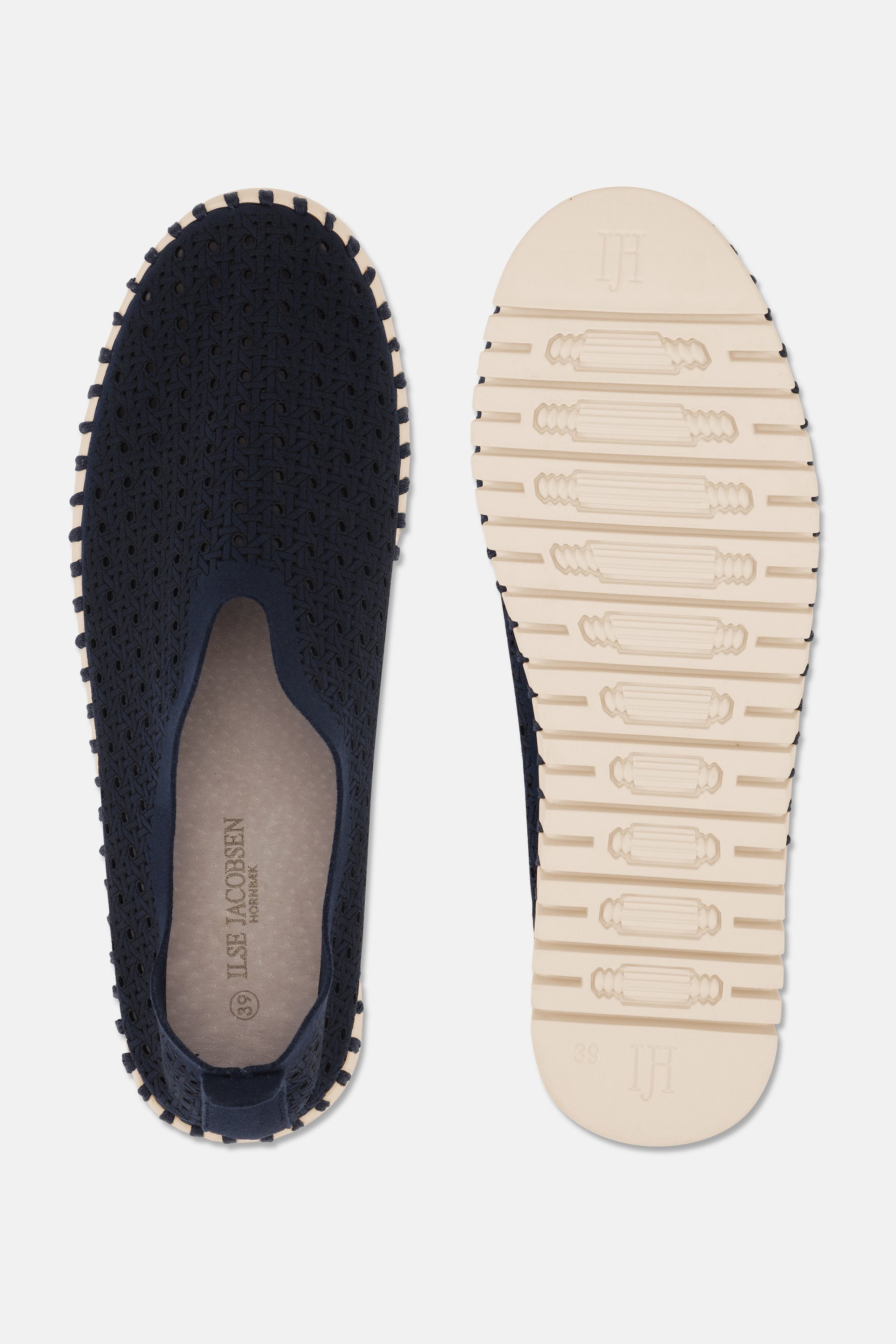 Tulip Flats - Dark Indigo Pearled Ivory